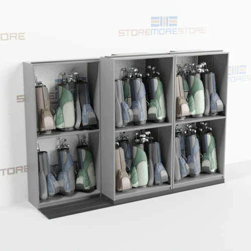 Golf Bag Storage Rack System