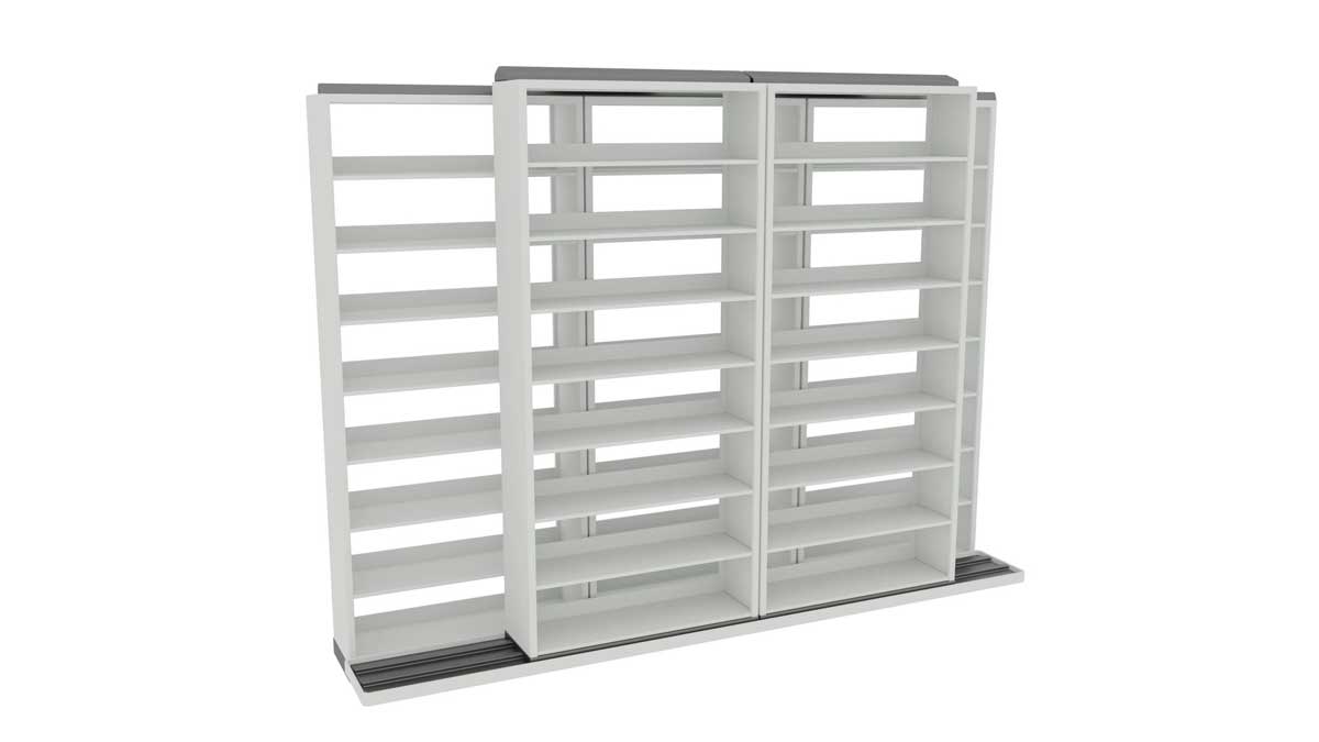 hight density Sliding file shelves