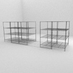 High Density Wire Mobile Shelving System